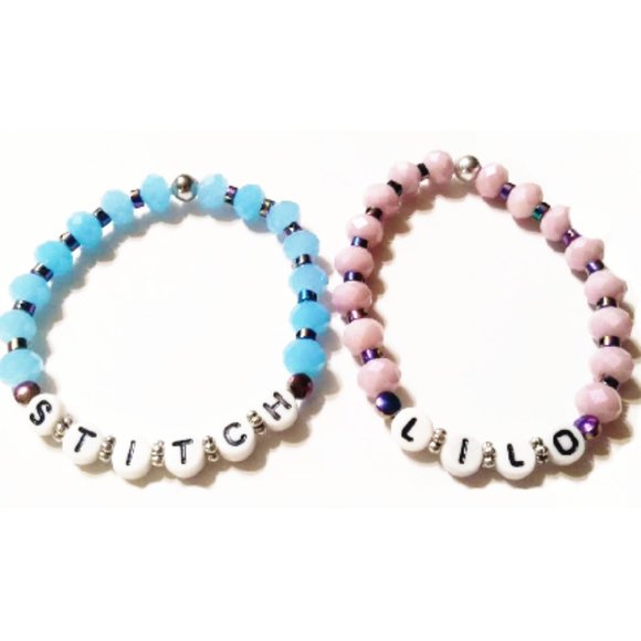 Disney Lilo & Stitch inspired Beaded Bracelet Set. - Picture 3 of 6